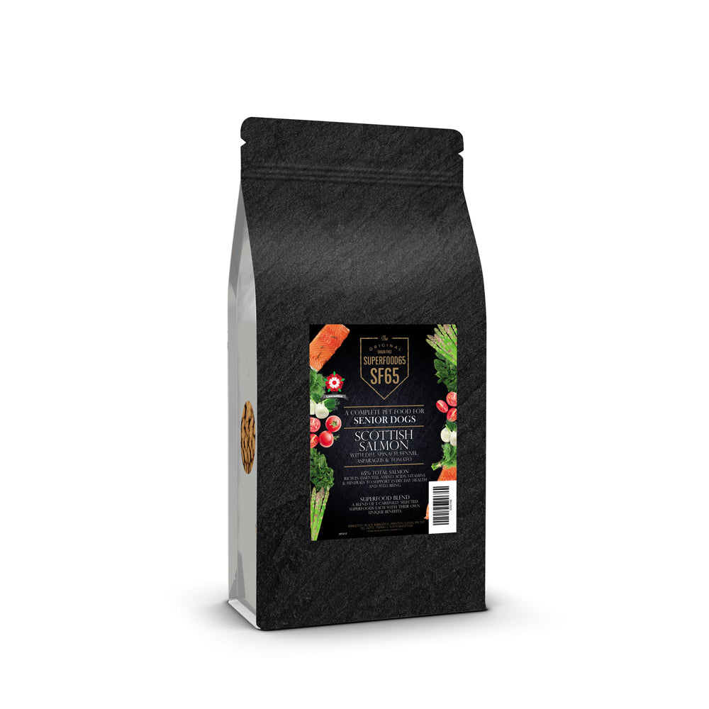 Superfood65 SF65 Scottish Salmon for Senior Dogs 12kg